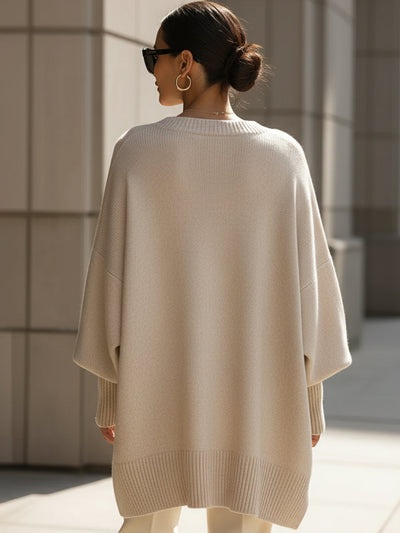 MANDY - Effortless Elegance Oversized Poncho