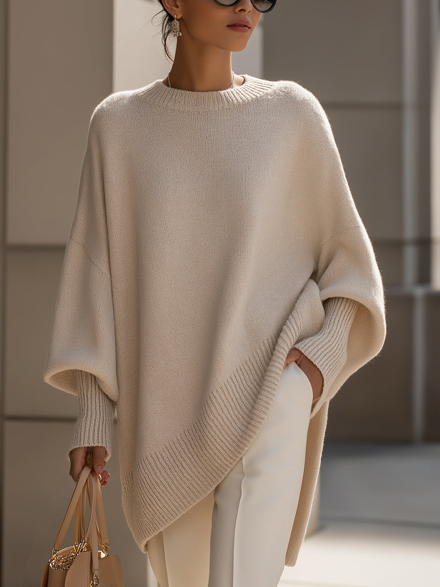 MANDY - Effortless Elegance Oversized Poncho