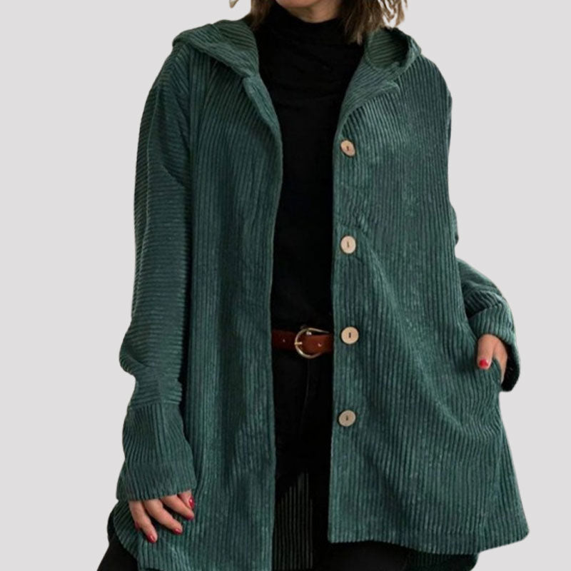 INGRID - Warm Autumn Jacket Made of Corduroy
