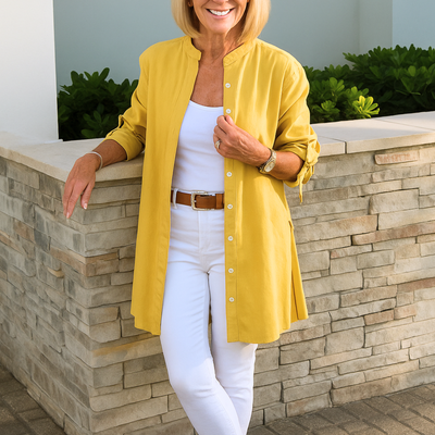 LOUISE - Elegant Blouse with Bow Sleeves
