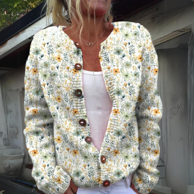 FLORENCE - Floral Cardigan
