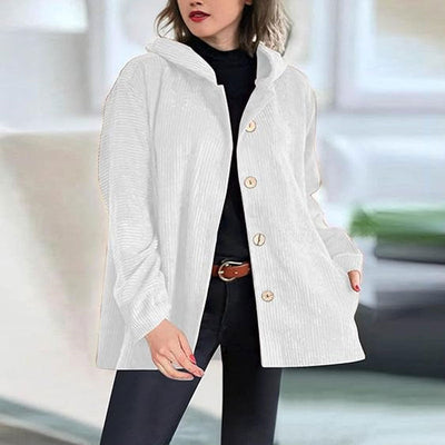 INGRID - Warm Autumn Jacket Made of Corduroy