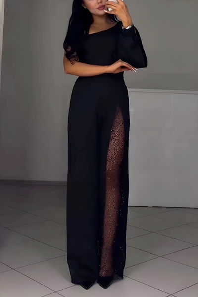 HARPER - Modern jumpsuit with wide legs