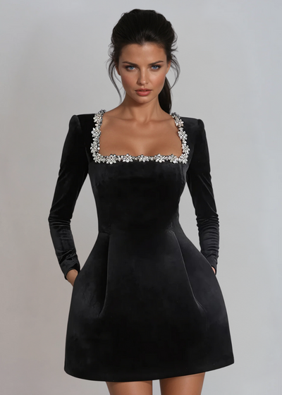 ELODIE - Velvet Dress
