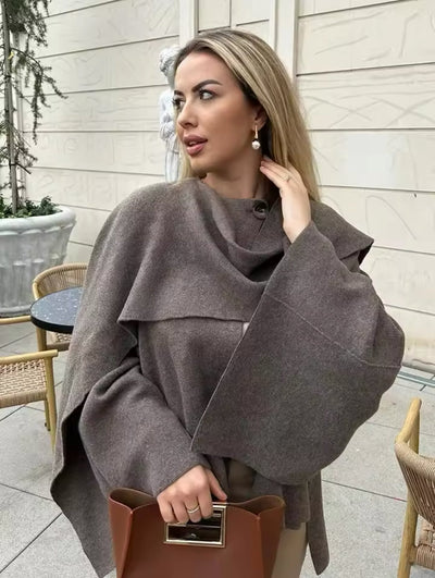 ELENA - Elegant Cape Coat