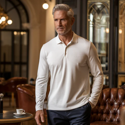 Baxter™ Elegant Comfort Polo Top