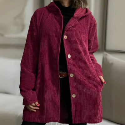 INGRID - Warm Autumn Jacket Made of Corduroy
