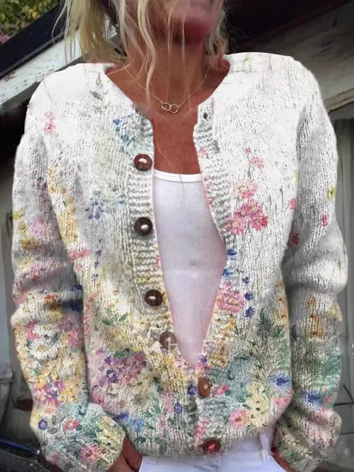 FLORENCE - Floral Cardigan