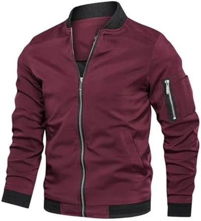 Jules - Elegant Metallic Bomber Jacket