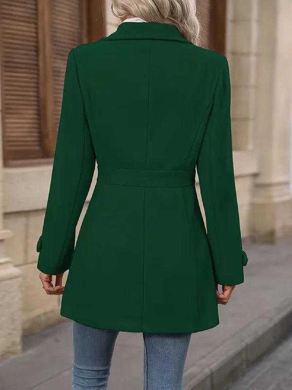 TRUDY - Elegant Tweed Winter Coat