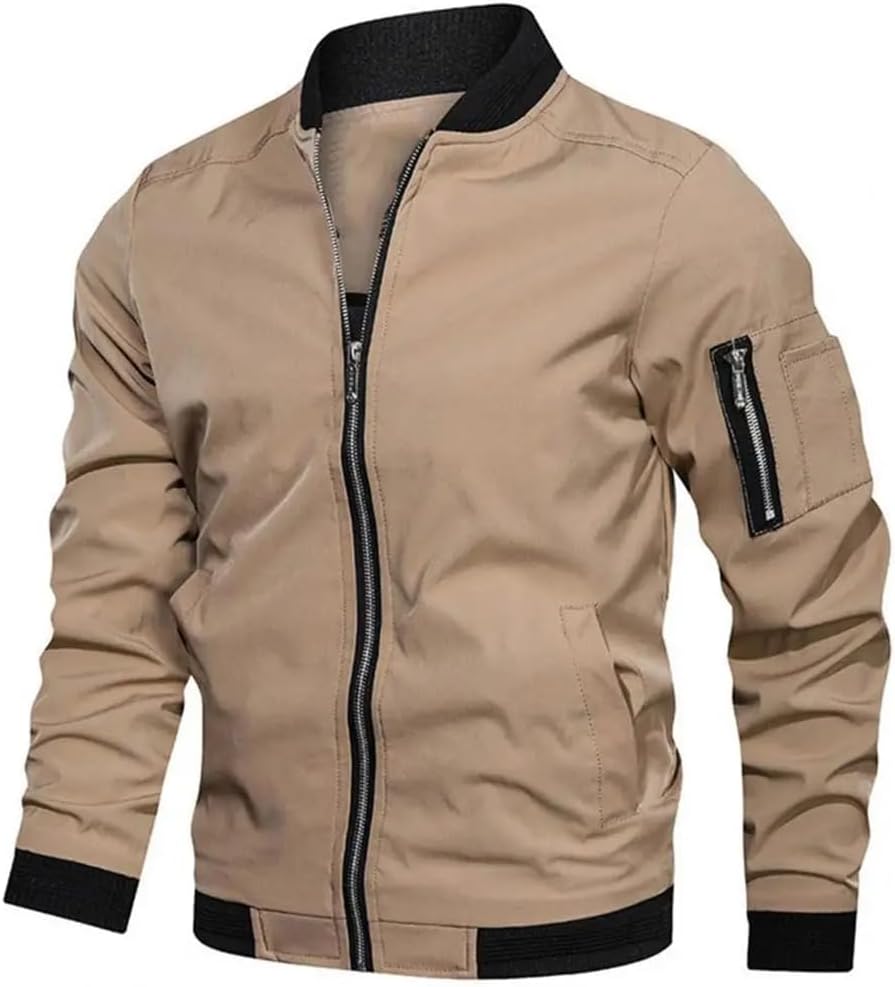 Jules - Elegant Metallic Bomber Jacket