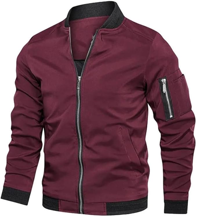 Jules - Elegant Metallic Bomber Jacket