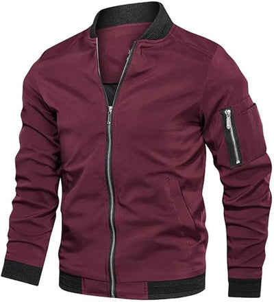 Jules - Elegant Metallic Bomber Jacket