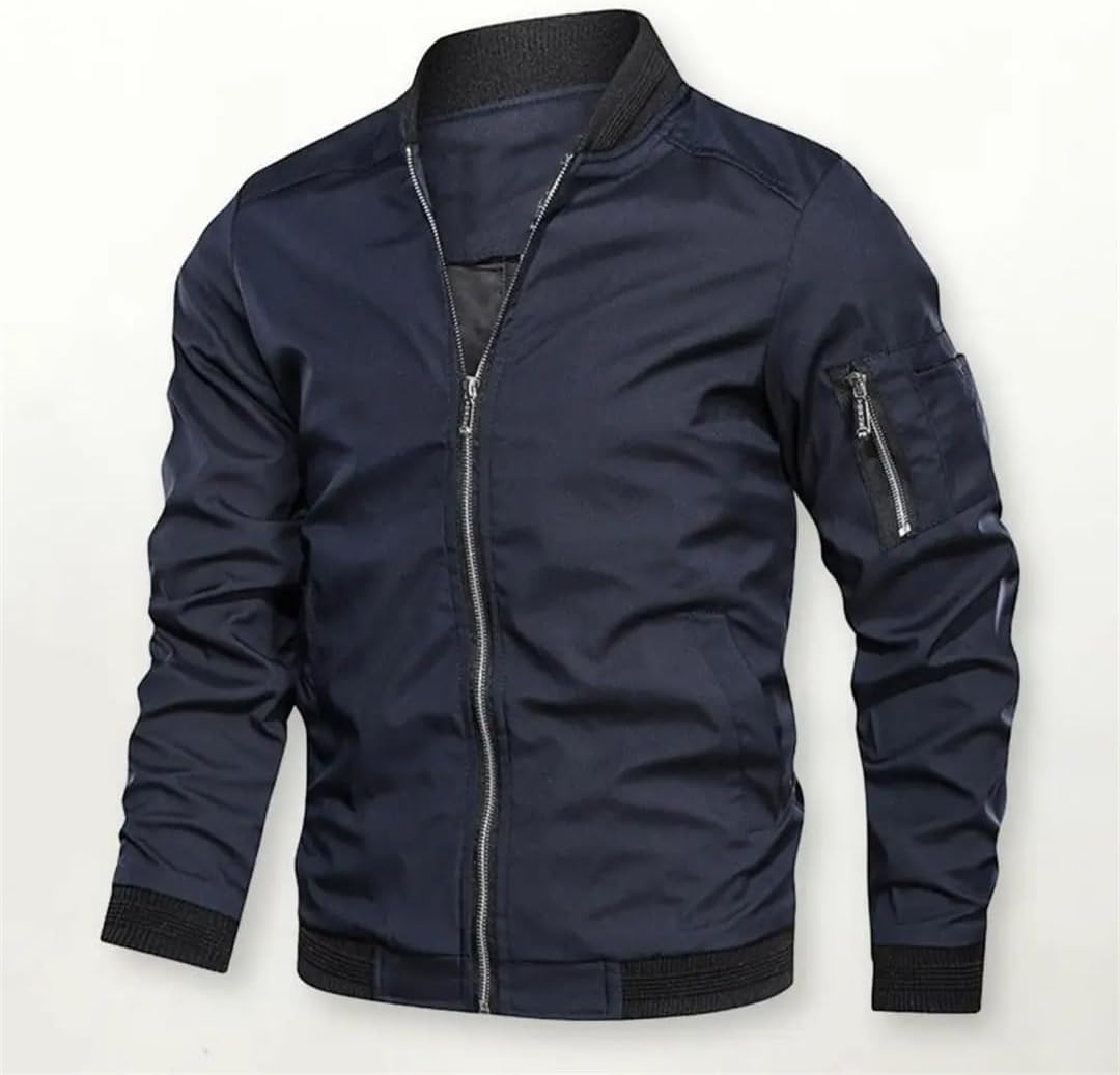 Jules - Elegant Metallic Bomber Jacket
