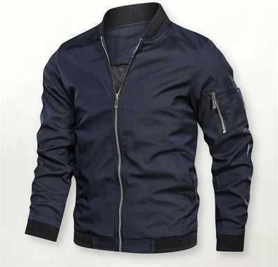 Jules - Elegant Metallic Bomber Jacket