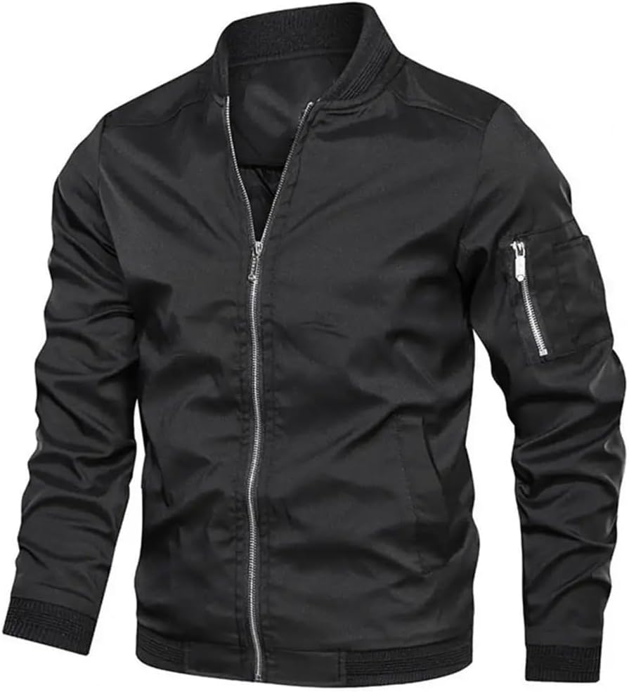 Jules - Elegant Metallic Bomber Jacket