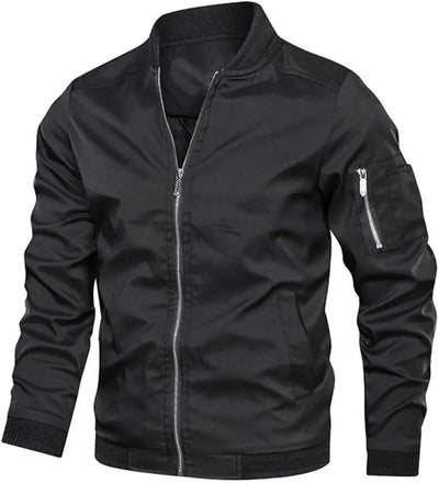 Jules - Elegant Metallic Bomber Jacket