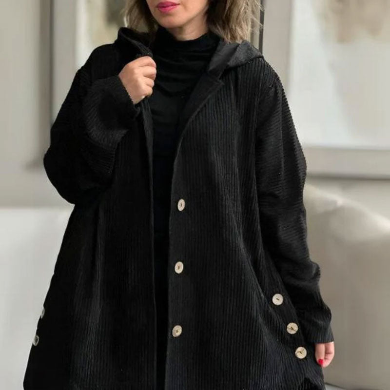 INGRID - Warm Autumn Jacket Made of Corduroy