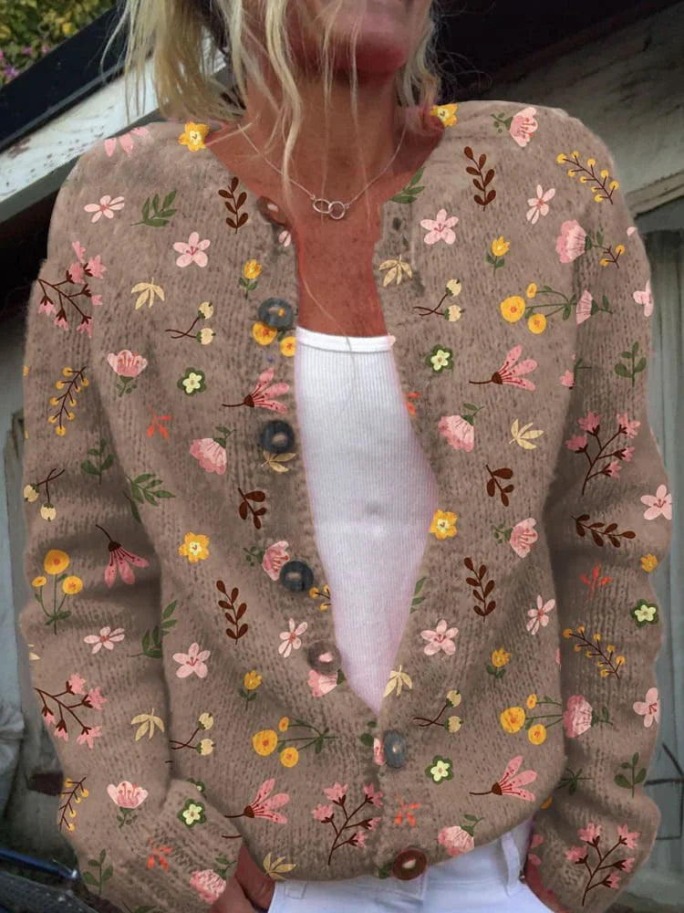 FLORENCE - Floral Cardigan