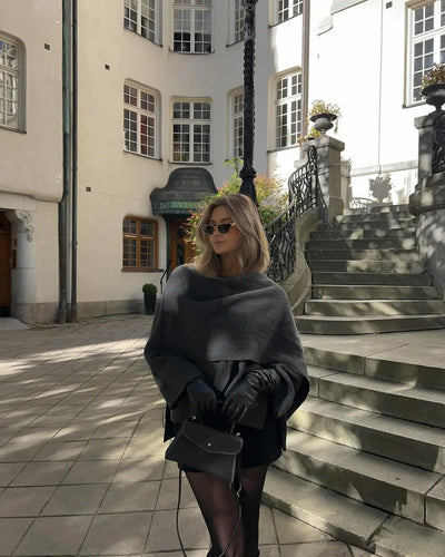 ELENA - Elegant Cape Coat