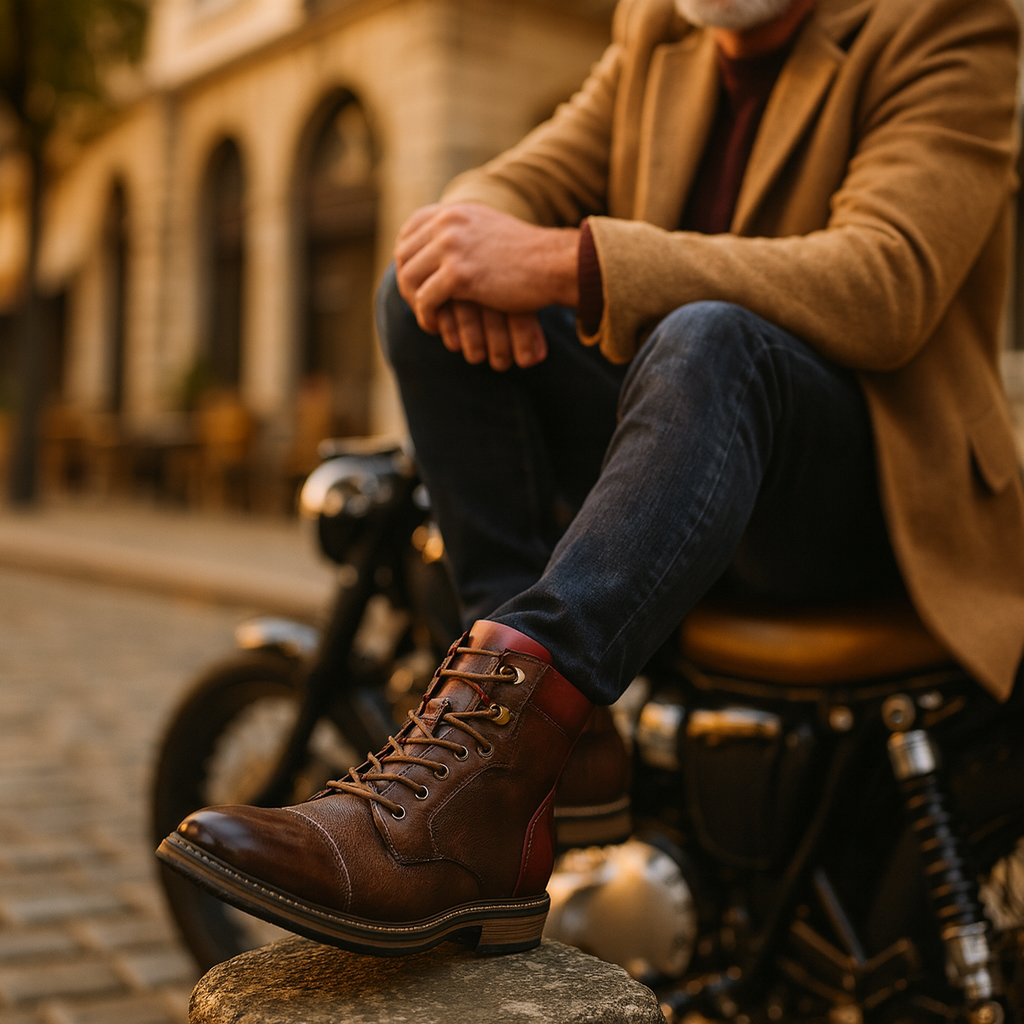 JUSTIN – Refined leather work boots