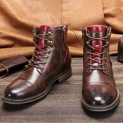 JUSTIN – Refined leather work boots