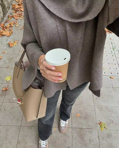 ELENA - Elegant Cape Coat
