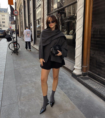 ELENA - Elegant Cape Coat
