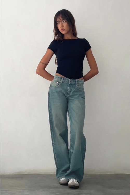 FLORINE - Low-Rise Jeans