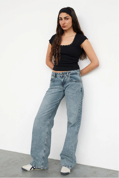 FLORINE - Low-Rise Jeans