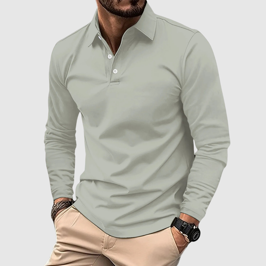 Baxter™ Elegant Comfort Polo Top