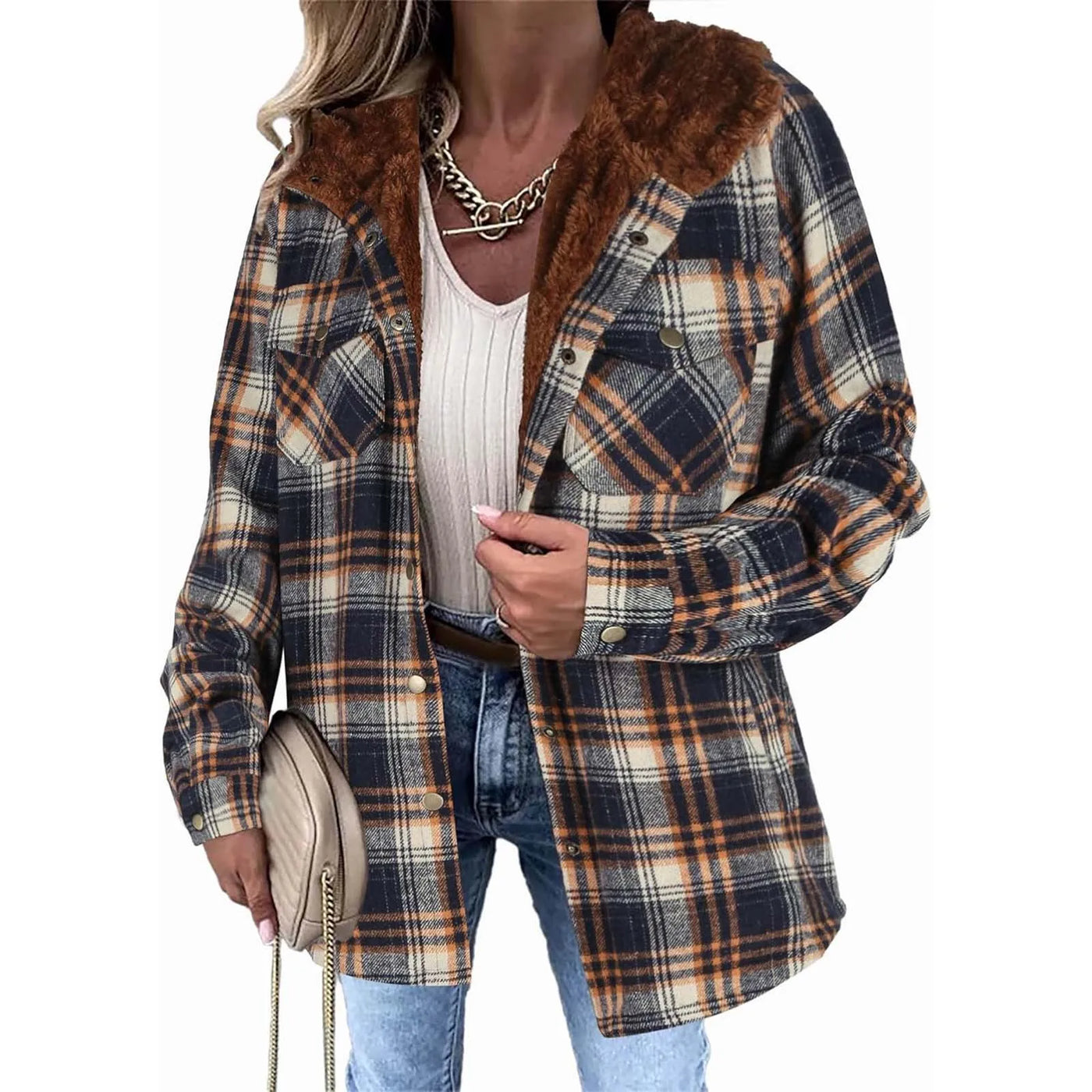 LISA - Fleece-Lined Shirt Jacket