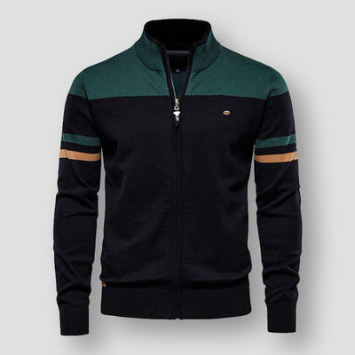 ATLAS - Retro Striped Bomber Jacket