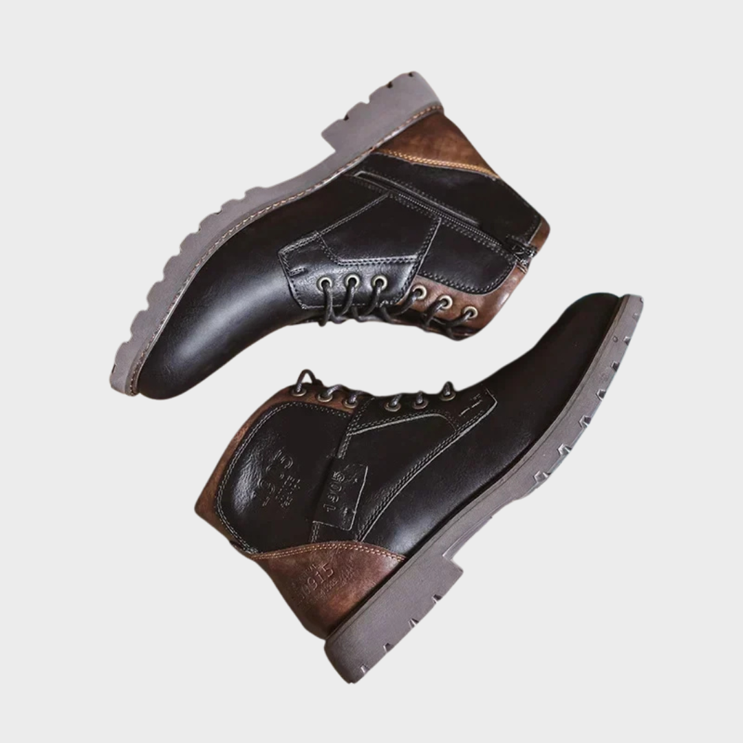 Parker | Leather Ankle Boots for Men in British Style