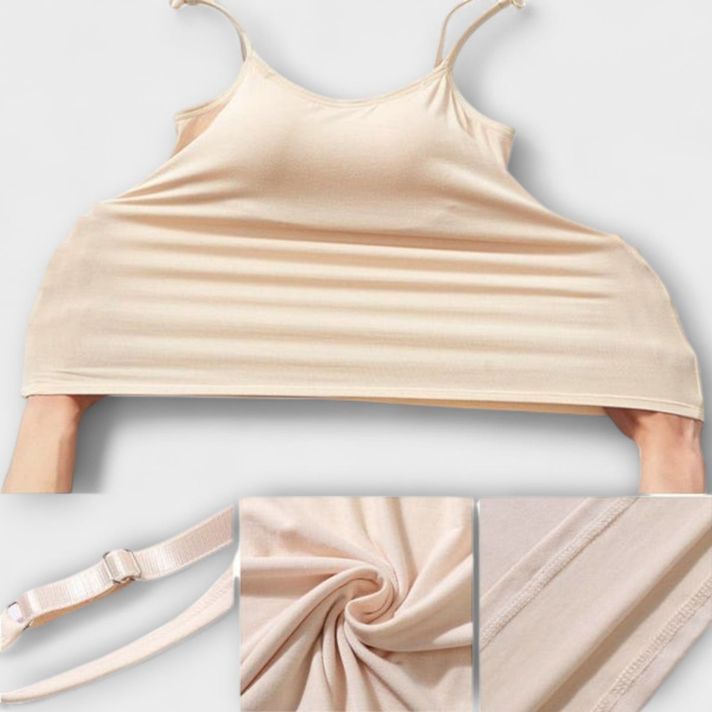 Erica - Comfortable Padded Tank Top Featuring a Built-In Bra