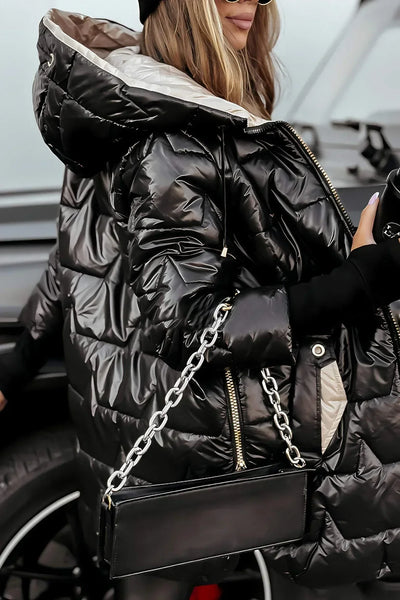 ASTRID - Elegant Winter Jacket with Hood and Lining