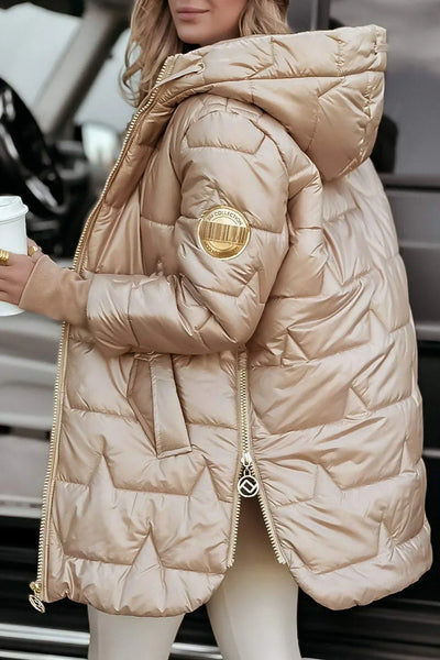 ASTRID - Elegant Winter Jacket with Hood and Lining