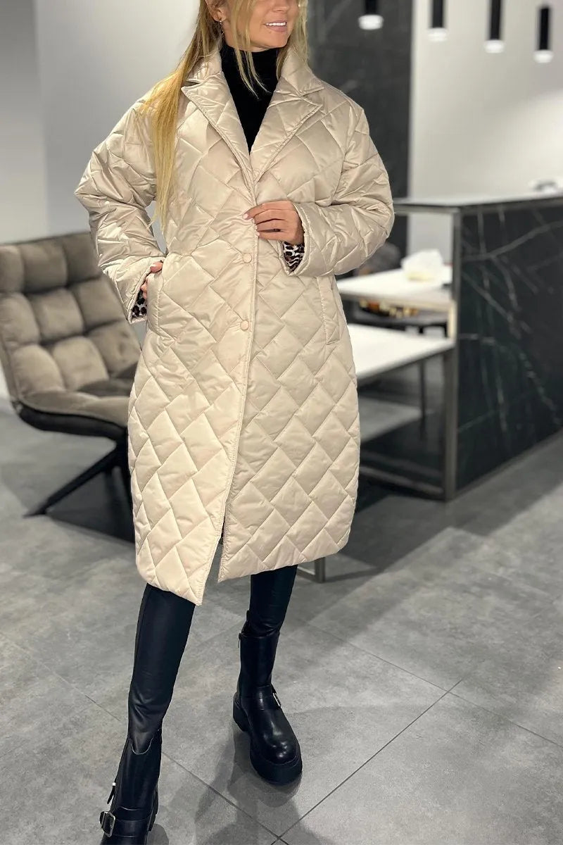 GIANNA - Quilted Mid Coat