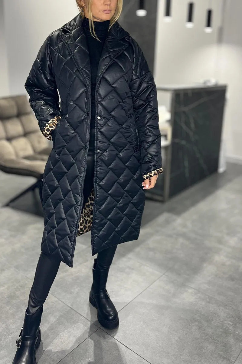 GIANNA - Quilted Mid Coat