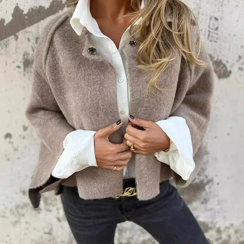 ELISA - Short Jacket with Elegant Flared Sleeves