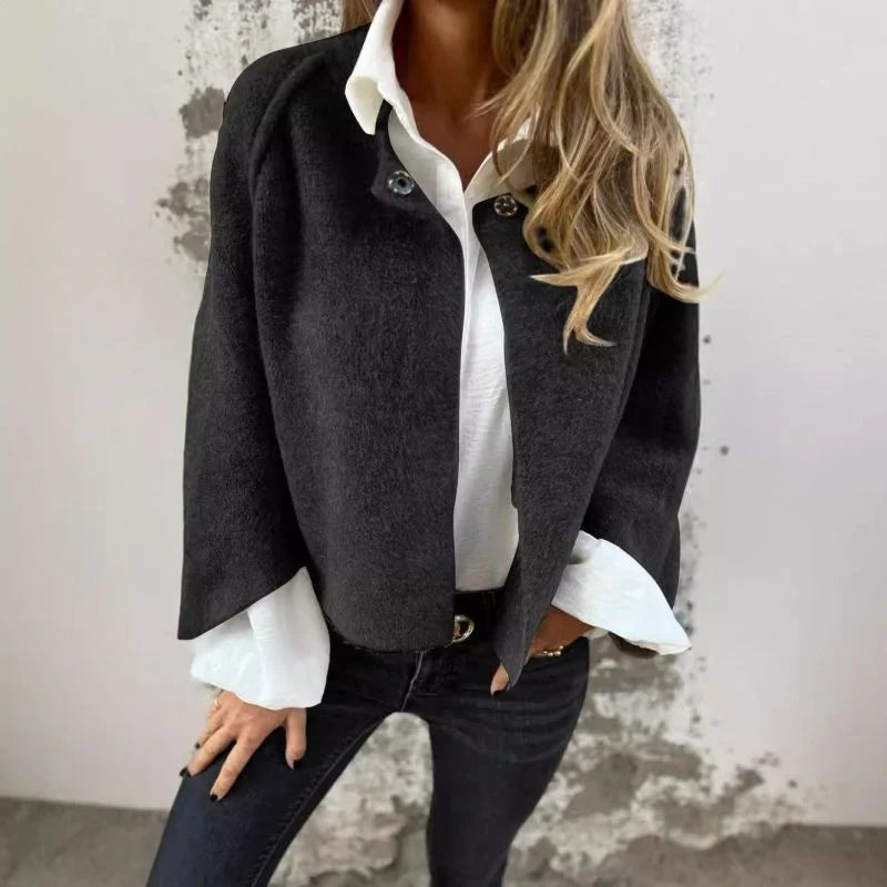 ELISA - Short Jacket with Elegant Flared Sleeves