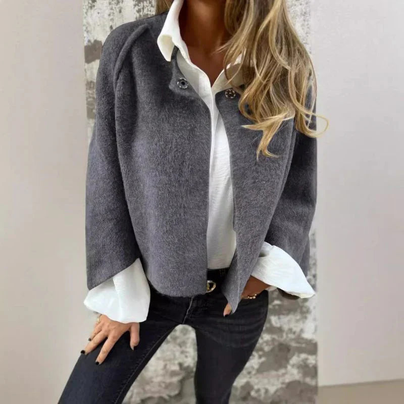 ELISA - Short Jacket with Elegant Flared Sleeves