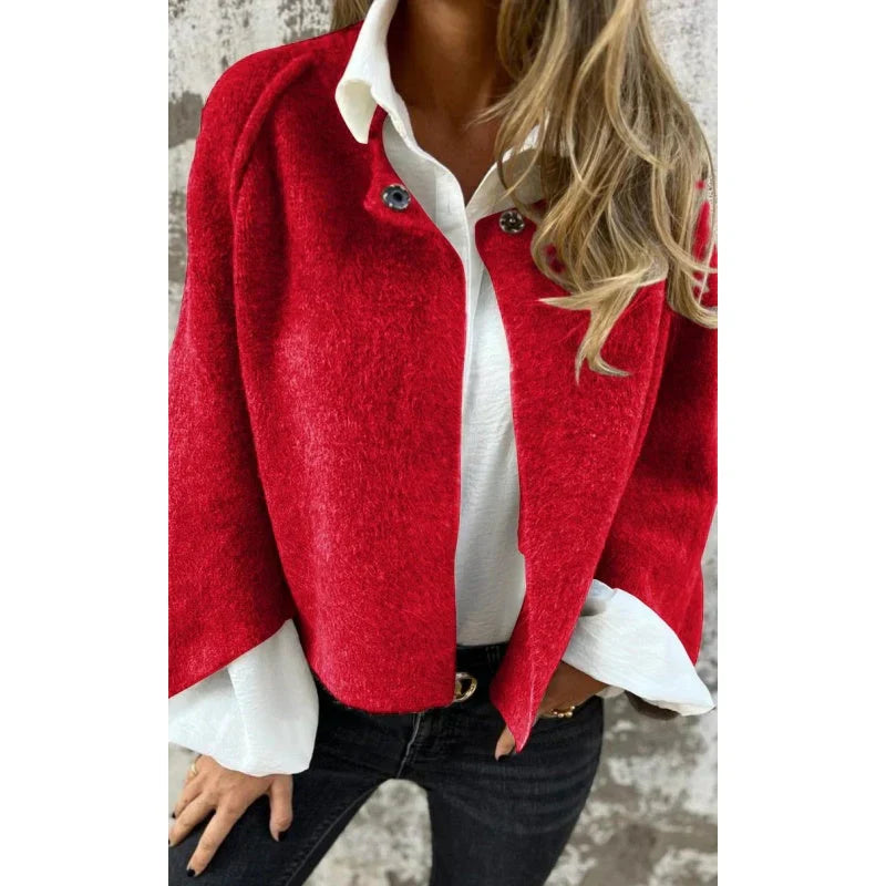 ELISA - Short Jacket with Elegant Flared Sleeves